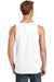 Port & Company PC54TT Mens Core Tank Top White Model Back