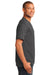 Port & Company PC54V Mens Core Short Sleeve V-Neck T-Shirt Charcoal Grey Model Side