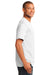 Port & Company PC54V Mens Core Short Sleeve V-Neck T-Shirt White Model Side