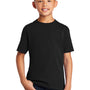 Port & Company Youth Core Short Sleeve Crewneck T-Shirt - Jet Black