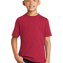 Port & Company Youth Core Short Sleeve Crewneck T-Shirt - Red