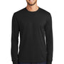 Port & Company Mens Core Long Sleeve Crewneck T-Shirt - Jet Black