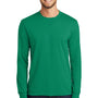 Port & Company Mens Core Long Sleeve Crewneck T-Shirt - Kelly Green