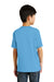 Port & Company PC55Y Youth Core Short Sleeve Crewneck T-Shirt Aquatic Blue Model Back