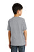 Port & Company PC55Y Youth Core Short Sleeve Crewneck T-Shirt Heather Grey Model Back