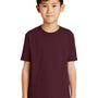 Port & Company Youth Core Short Sleeve Crewneck T-Shirt - Athletic Maroon