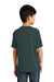 Port & Company PC55Y Youth Core Short Sleeve Crewneck T-Shirt Dark Green Model Back