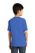 Port & Company PC55Y Youth Core Short Sleeve Crewneck T-Shirt Royal Blue Model Back