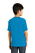 Port & Company PC55Y Youth Core Short Sleeve Crewneck T-Shirt Sapphire Blue Model Back