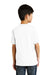 Port & Company PC55Y Youth Core Short Sleeve Crewneck T-Shirt White Model Back