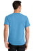 Port & Company PC61/PC61T Mens Essential Short Sleeve Crewneck T-Shirt Aquatic Blue Model Back