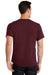 Port & Company PC61/PC61T Mens Essential Short Sleeve Crewneck T-Shirt Athletic Maroon Model Back