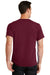 Port & Company PC61/PC61T Mens Essential Short Sleeve Crewneck T-Shirt Cardinal Red Model Back