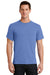 Port & Company PC61/PC61T Mens Essential Short Sleeve Crewneck T-Shirt Carolina Blue Model Front