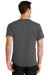 Port & Company PC61/PC61T Mens Essential Short Sleeve Crewneck T-Shirt Charcoal Grey Model Back