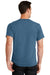 Port & Company PC61/PC61T Mens Essential Short Sleeve Crewneck T-Shirt Colonial Blue Model Back