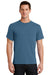 Port & Company PC61/PC61T Mens Essential Short Sleeve Crewneck T-Shirt Colonial Blue Model Front