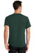 Port & Company PC61/PC61T Mens Essential Short Sleeve Crewneck T-Shirt Dark Green Model Back