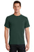 Port & Company PC61/PC61T Mens Essential Short Sleeve Crewneck T-Shirt Dark Green Model Front