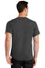 Port & Company PC61/PC61T Mens Essential Short Sleeve Crewneck T-Shirt Heather Dark Grey Model Back