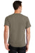 Port & Company PC61/PC61T Mens Essential Short Sleeve Crewneck T-Shirt Dusty Brown Model Back