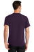 Port & Company PC61/PC61T Mens Essential Short Sleeve Crewneck T-Shirt Eggplant Purple Model Back