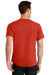 Port & Company PC61/PC61T Mens Essential Short Sleeve Crewneck T-Shirt Fiery Red Model Back