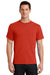 Port & Company PC61/PC61T Mens Essential Short Sleeve Crewneck T-Shirt Fiery Red Model Front