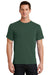 Port & Company PC61/PC61T Mens Essential Short Sleeve Crewneck T-Shirt Forest Green Model Front