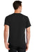 Port & Company PC61/PC61T Mens Essential Short Sleeve Crewneck T-Shirt Jet Black Model Back