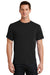 Port & Company PC61/PC61T Mens Essential Short Sleeve Crewneck T-Shirt Jet Black Model Front