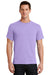 Port & Company PC61/PC61T Mens Essential Short Sleeve Crewneck T-Shirt Lavender Purple Model Front