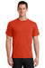 Port & Company PC61/PC61T Mens Essential Short Sleeve Crewneck T-Shirt Orange Model Front