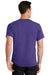 Port & Company PC61/PC61T Mens Essential Short Sleeve Crewneck T-Shirt Purple Model Back