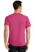 Port & Company PC61/PC61T Mens Essential Short Sleeve Crewneck T-Shirt Sangria Pink Model Back