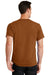 Port & Company PC61/PC61T Mens Essential Short Sleeve Crewneck T-Shirt Texas Orange Model Back