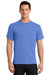 Port & Company PC61/PC61T Mens Essential Short Sleeve Crewneck T-Shirt Ultramarine Blue Model Front