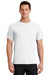 Port & Company PC61/PC61T Mens Essential Short Sleeve Crewneck T-Shirt White Model Front