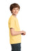 Port & Company PC61Y Youth Essential Short Sleeve Crewneck T-Shirt Daffodil Yellow Model Side