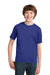 Port & Company PC61Y Youth Essential Short Sleeve Crewneck T-Shirt Deep Marine Blue Model Front