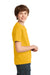 Port & Company PC61Y Youth Essential Short Sleeve Crewneck T-Shirt Lemon Yellow Model Side