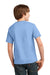 Port & Company PC61Y Youth Essential Short Sleeve Crewneck T-Shirt Light Blue Model Back