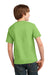 Port & Company PC61Y Youth Essential Short Sleeve Crewneck T-Shirt Lime Green Model Back