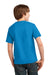 Port & Company PC61Y Youth Essential Short Sleeve Crewneck T-Shirt Sapphire Blue Model Back