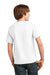 Port & Company PC61Y Youth Essential Short Sleeve Crewneck T-Shirt White Model Back