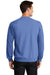 Port & Company PC78 Mens Core Pill Resistant Fleece Crewneck Sweatshirt Carolina Blue Model Back