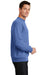 Port & Company PC78 Mens Core Pill Resistant Fleece Crewneck Sweatshirt Carolina Blue Model Side