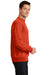 Port & Company PC78 Mens Core Pill Resistant Fleece Crewneck Sweatshirt Orange Model Side