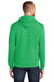 Port & Company PC78H/PC78HT Mens Core Pill Resistant Fleece Hooded Sweatshirt Hoodie Clover Green Model Back