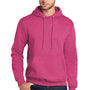 Port & Company Mens Core Pill Resistant Fleece Hooded Sweatshirt Hoodie - Heather Sangria Pink